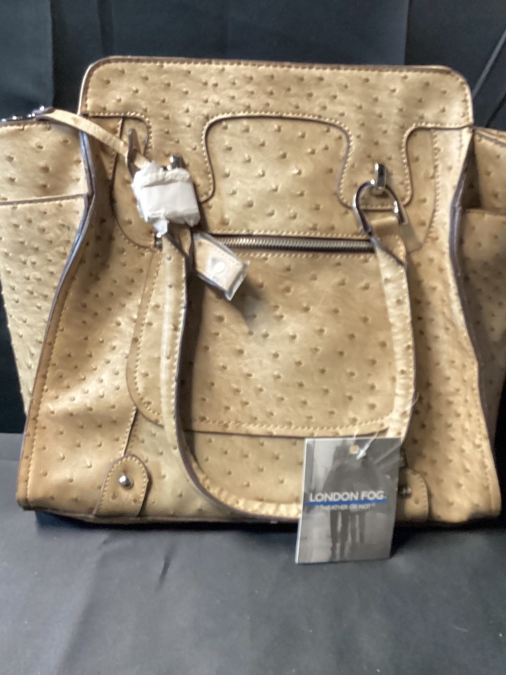 Beautiful London Fog Beige Bag
